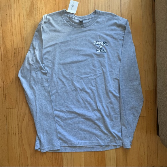 Cannabis N Crabs Other - Cannabis N Crab’s grey long sleeve // Size Large
